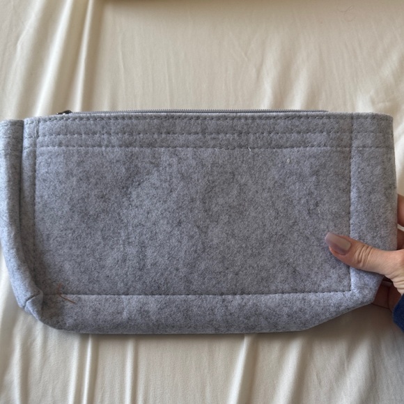 Handbags - Gray Felt Pouch Insert